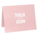 Modern Couple Folded Shimmer Note Cards Image 7 of 8